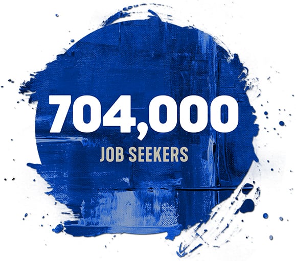 704,000 Job Seekers