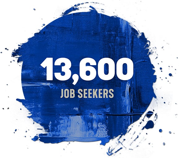 13,600 Job Seekers