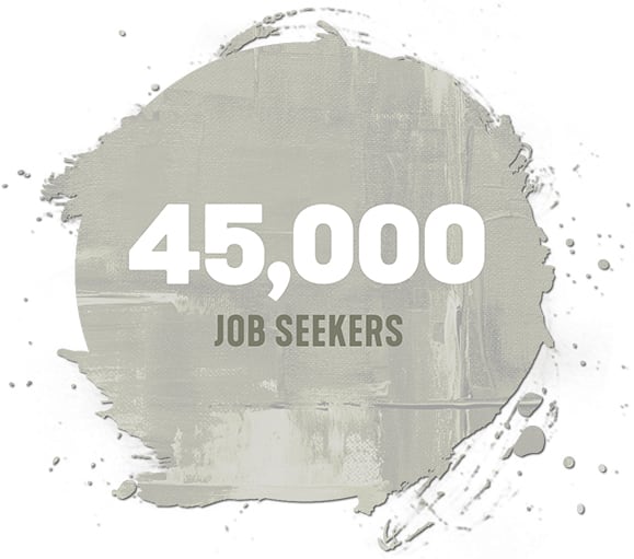 45,000 Job Seekers 45,000 Job Seekers