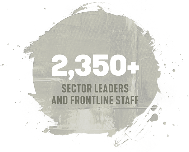 2350+ Sector Leaders and Frontline Staff